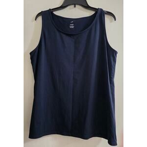 Lot of 2 Women's J.Jill Pima Knit Stretch Tanks Size Large